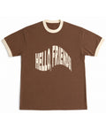 Mousse & Cream Ringer tee Front Design