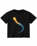 Black Boxy Fit T-shirt Front Design